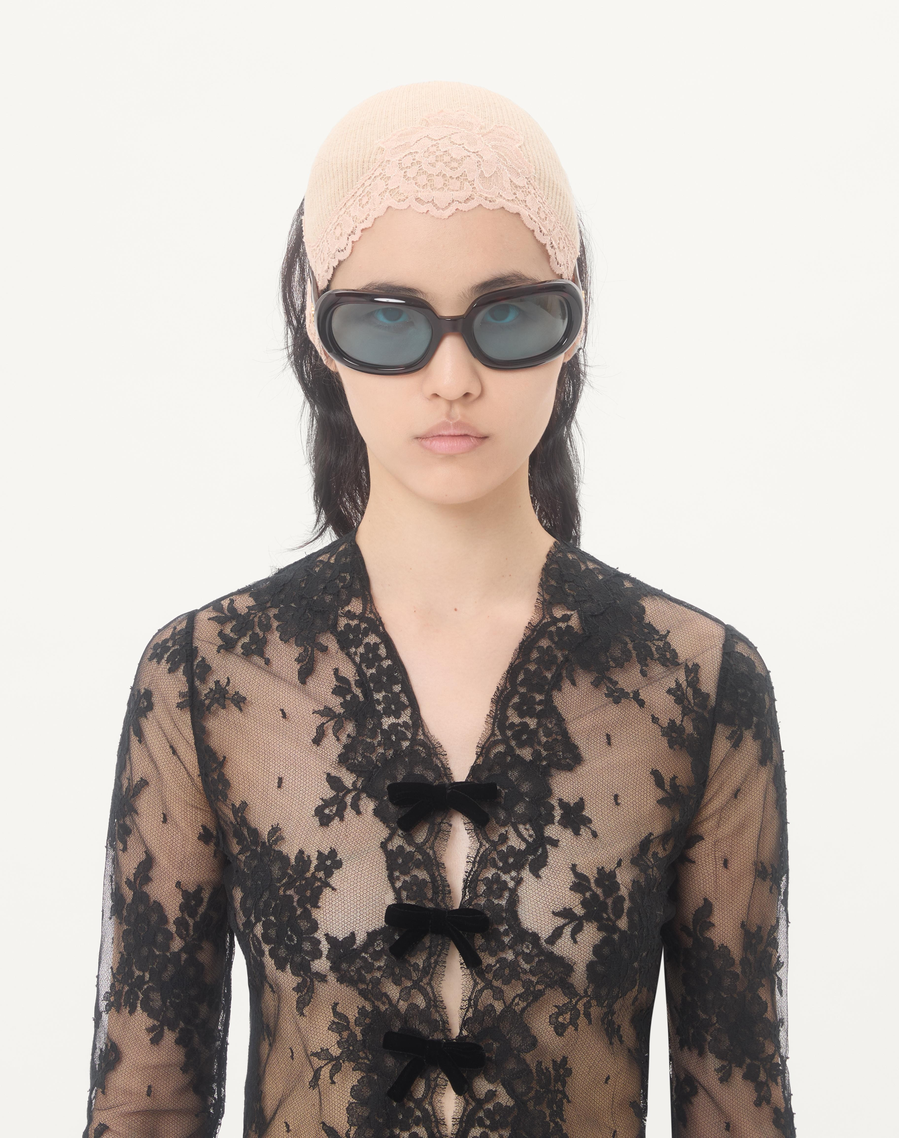 LACE BLOUSE WITH BOWS - 3