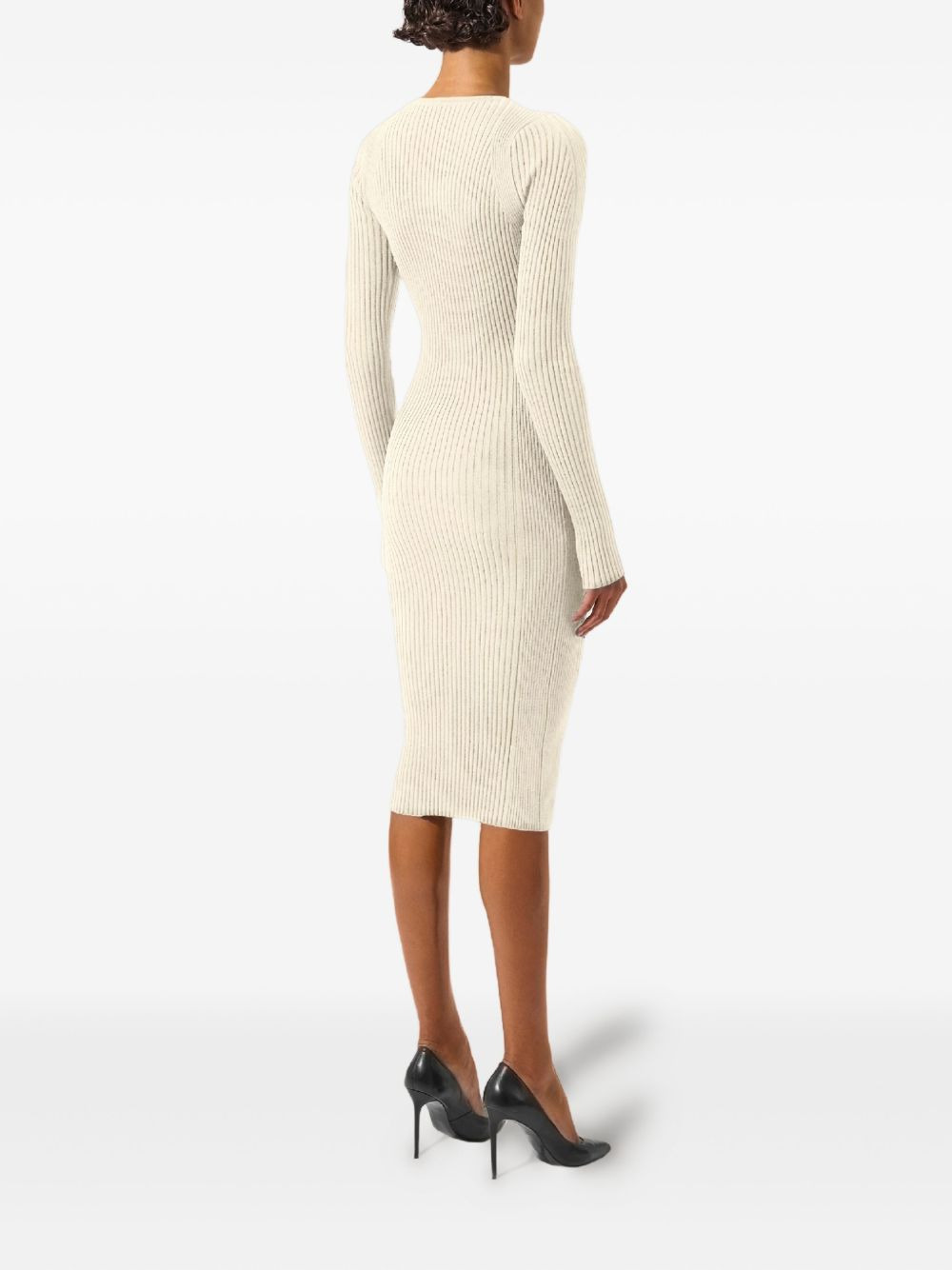 merino rib dress - 3