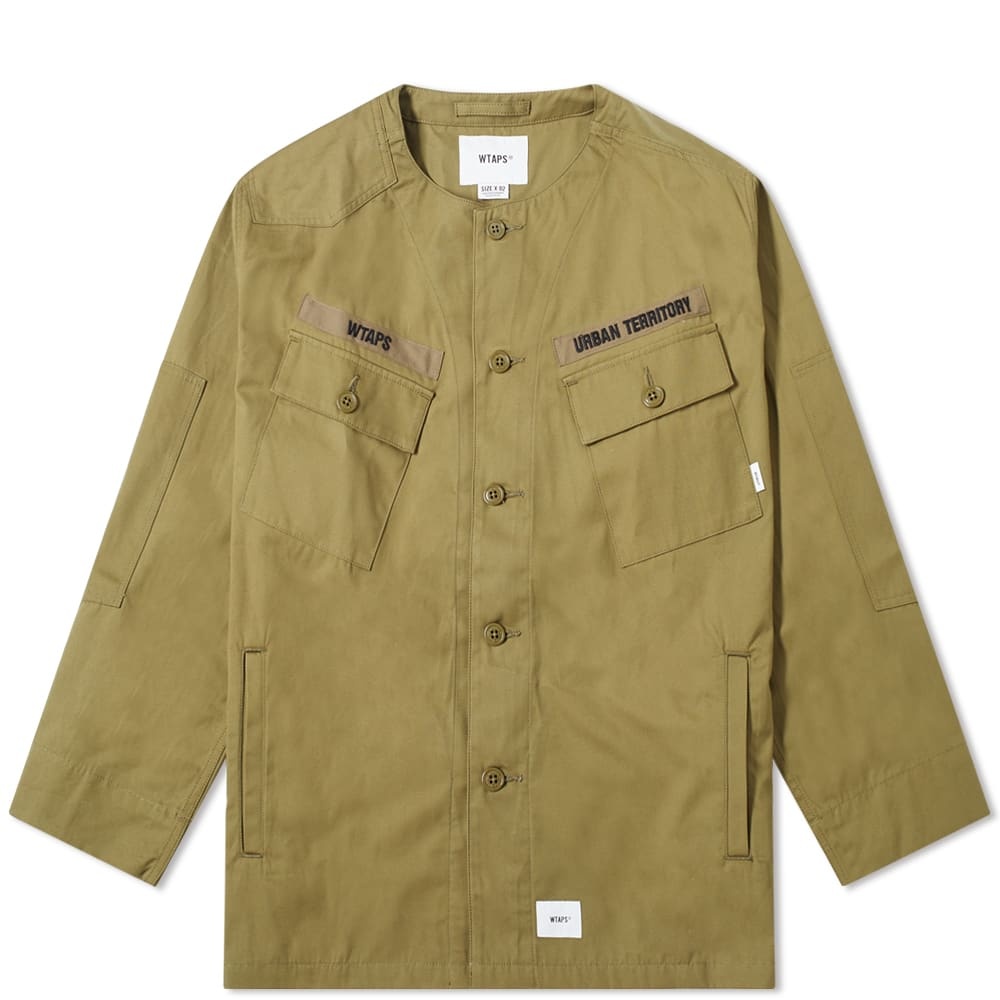 WTAPS Collarless Scout Shirt - 1