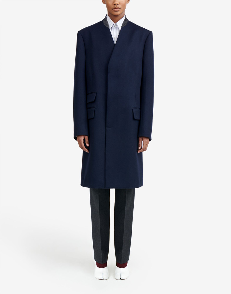 Maison Margiela Minimal twill coat outlook