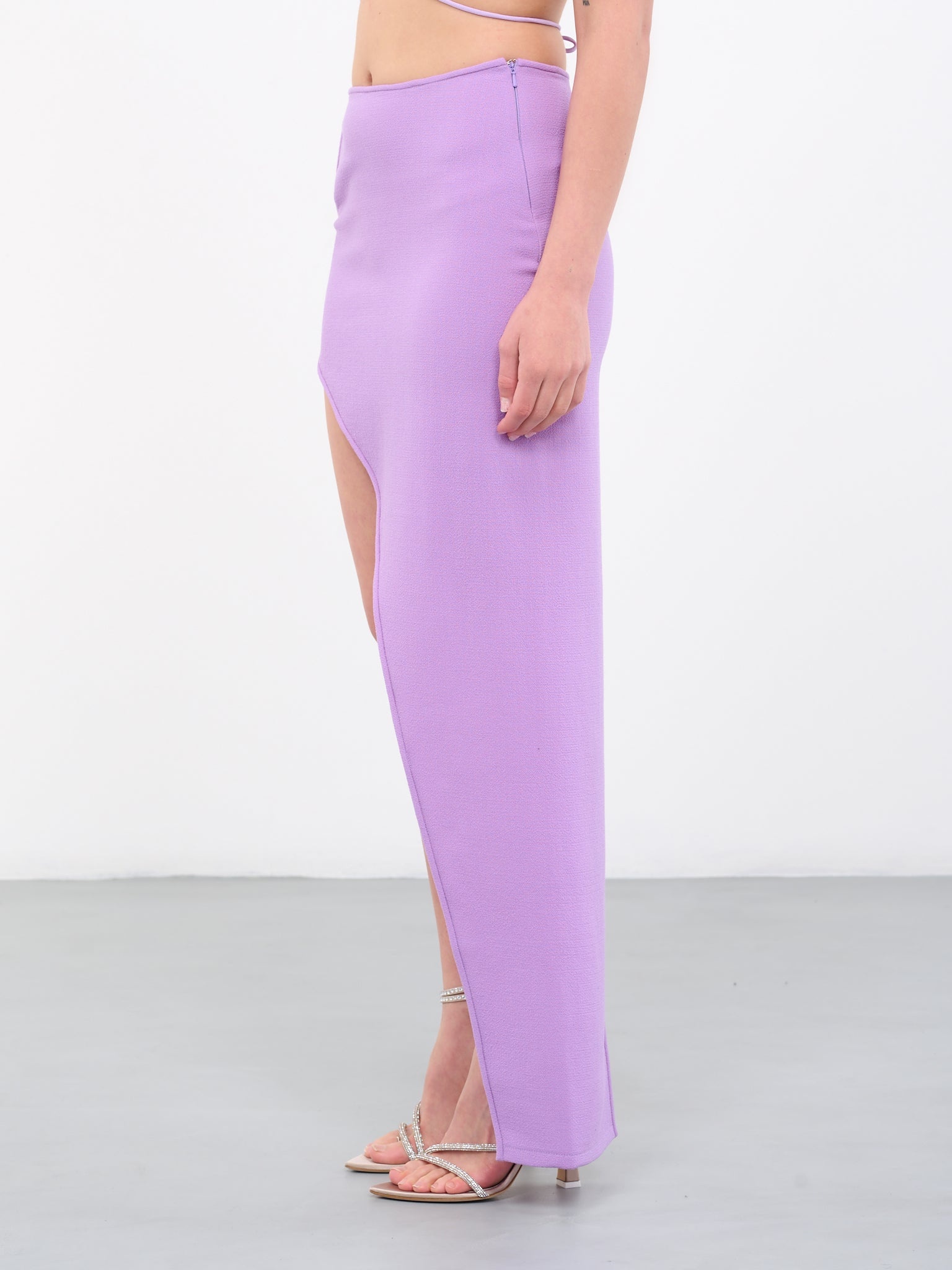Asymmetric Cut-Out Skirt - 2