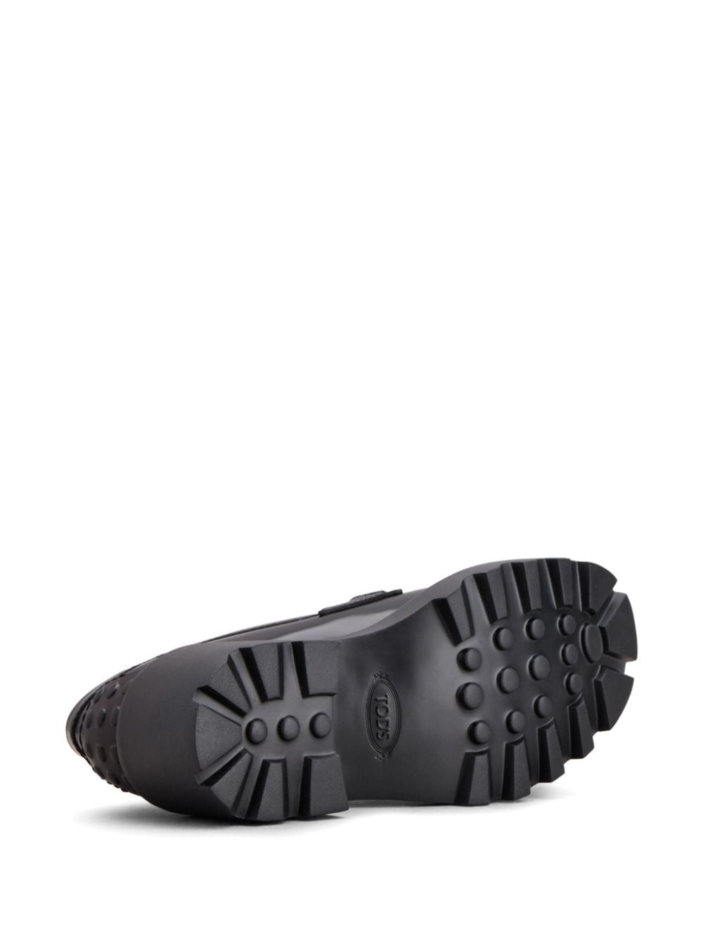 60mm leather loafers - 4