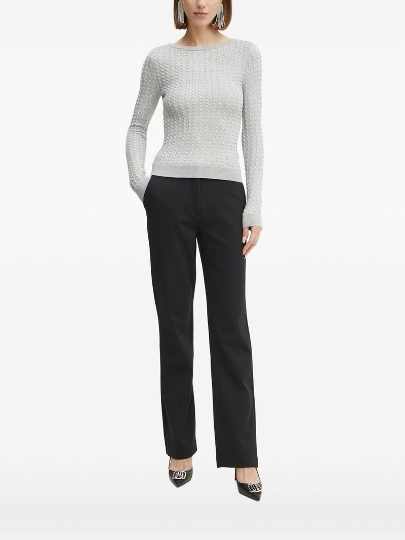 cable-knit sweater 1