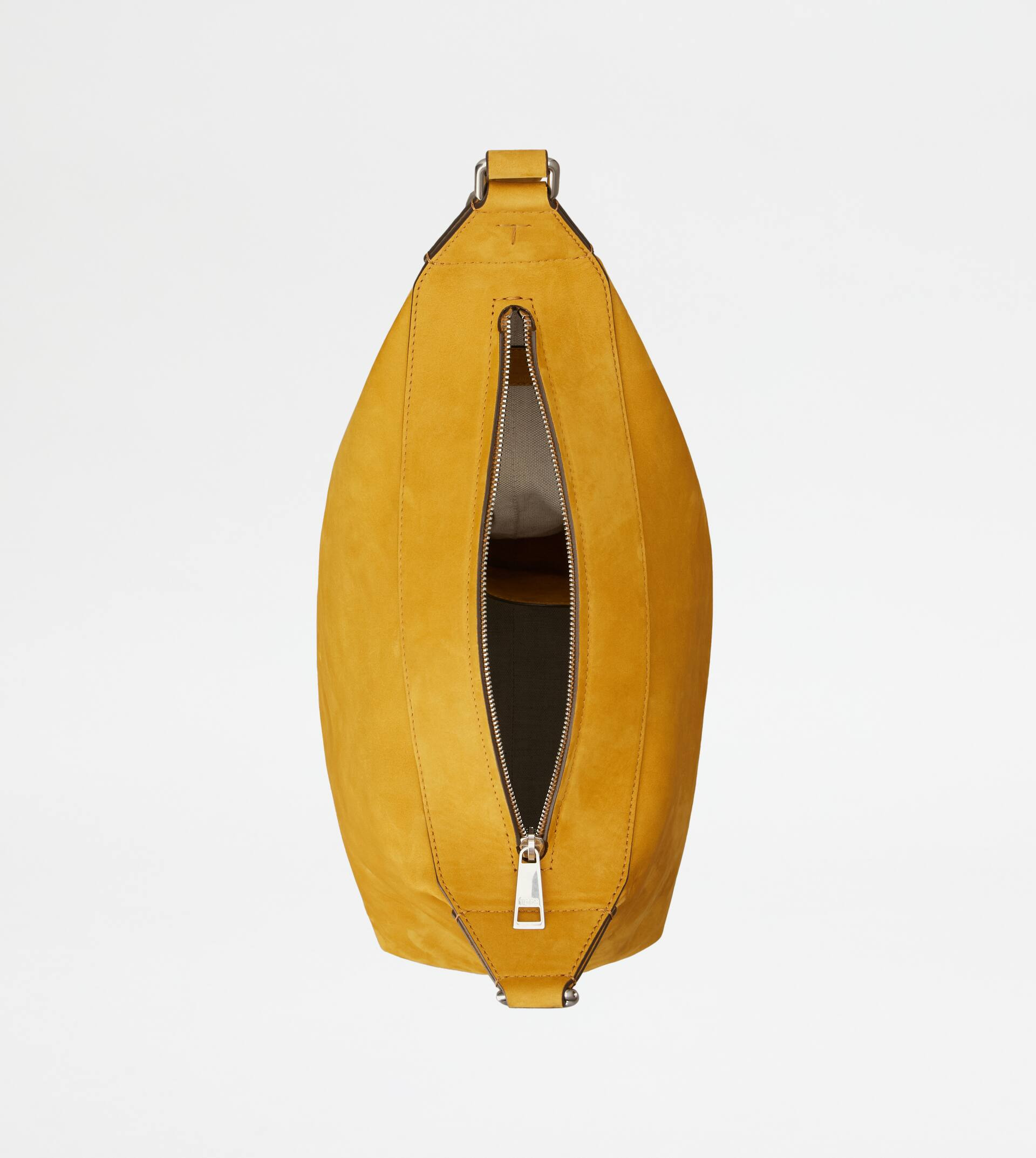 TOD’S MEDA BAG IN NUBUCK SMALL - YELLOW - 4