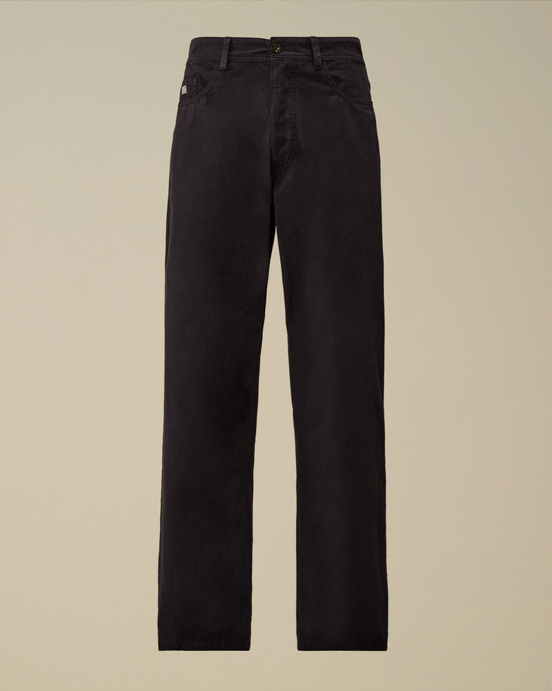 Vintage Army Structure Loose Five Pocket Pants 1