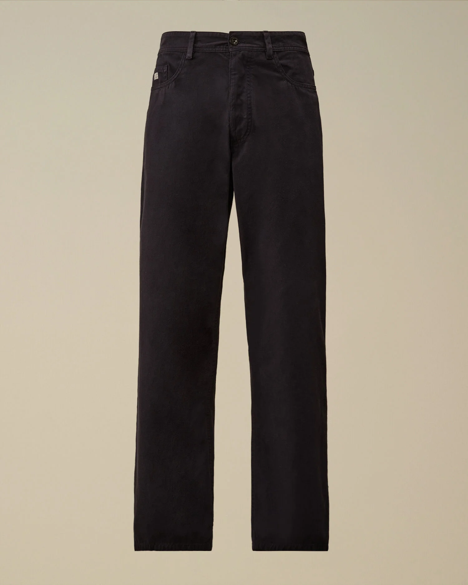 Vintage Army Structure Loose Five Pocket Pants - 1