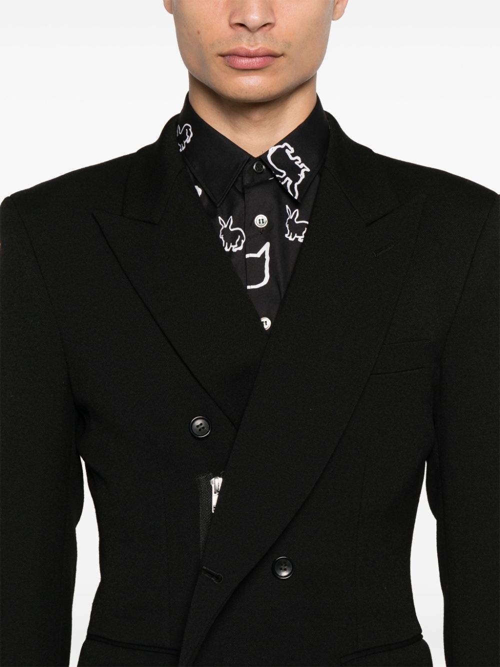 double-breasted blazer - 5