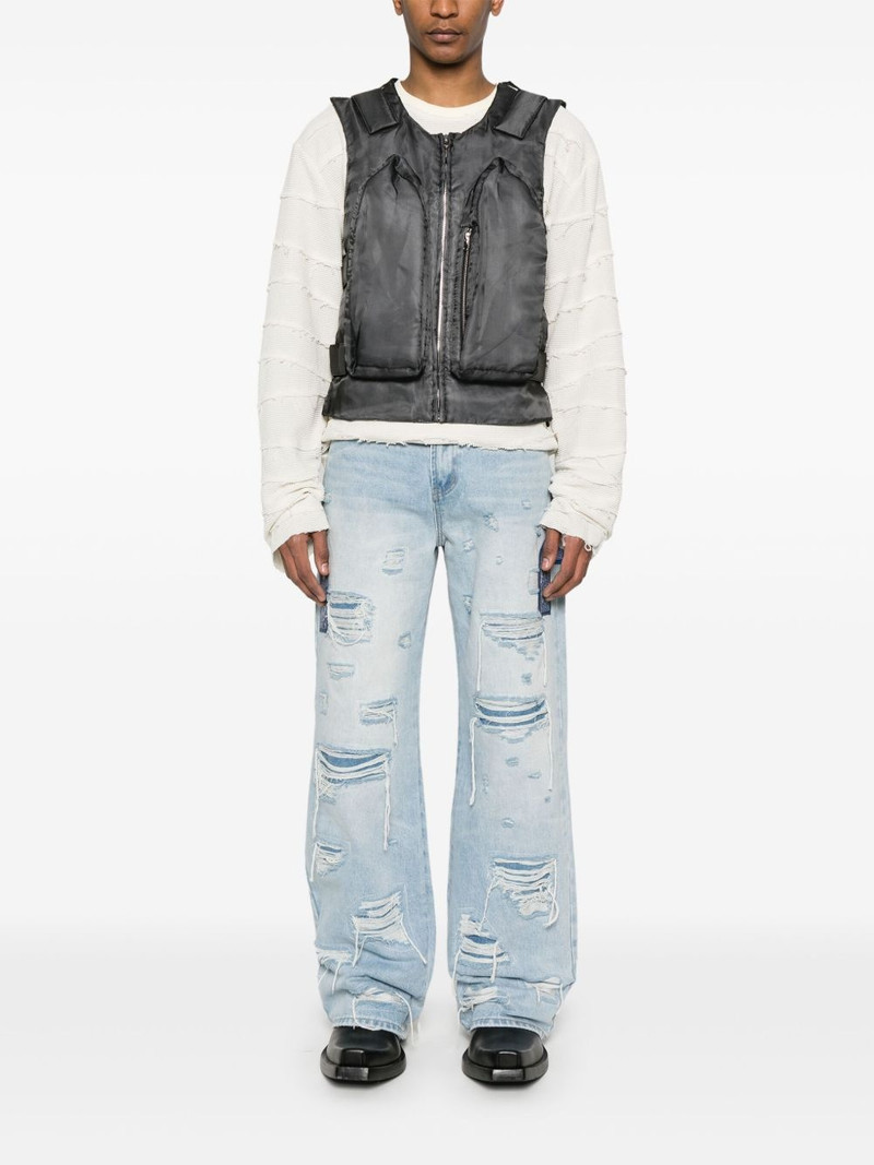 WHO DECIDES WAR Side Patch Relaxation jeans outlook