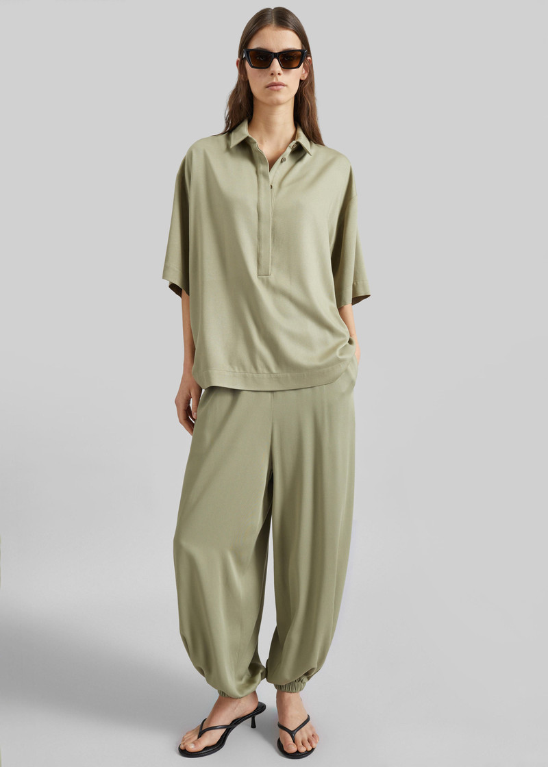 Isola Fluid Balloon Pants - Sage 4