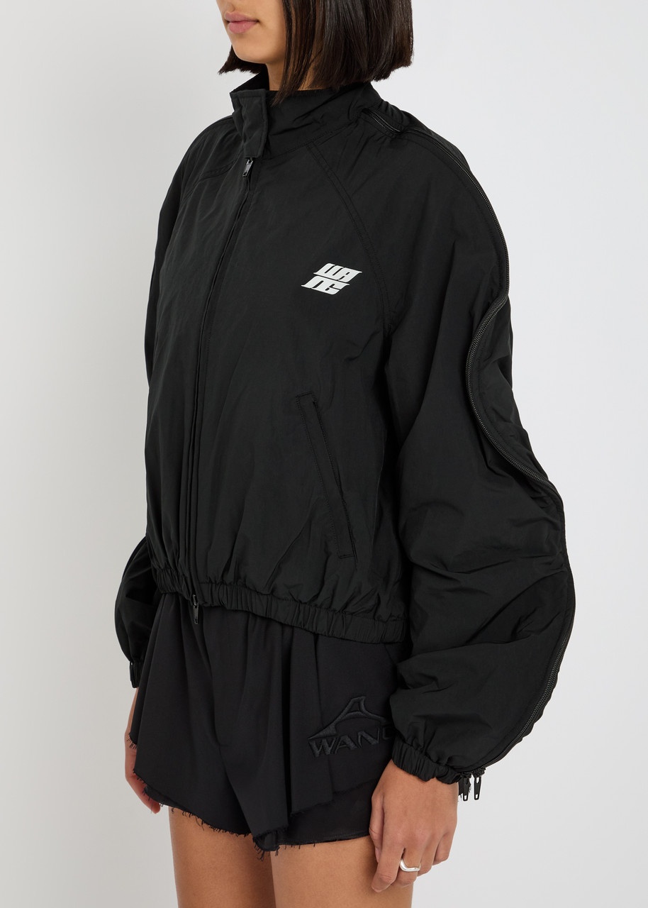 Alexanderwang.t Zip Sleeve Coaches Shell Jacket - 2