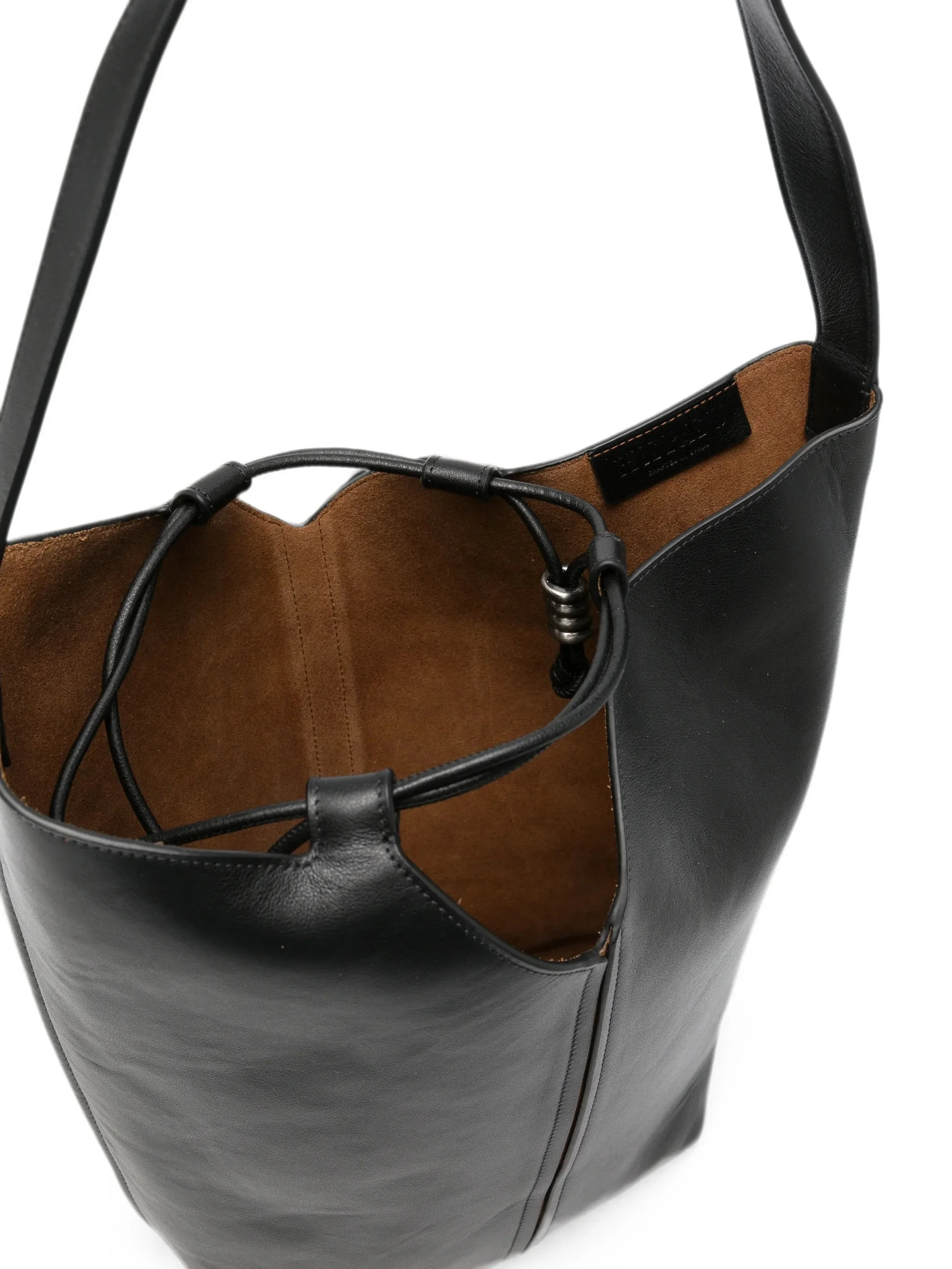 Hereu Riba Leather Bucket Bag - 1