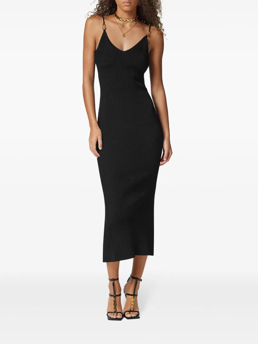 Robe en maille noire - 3