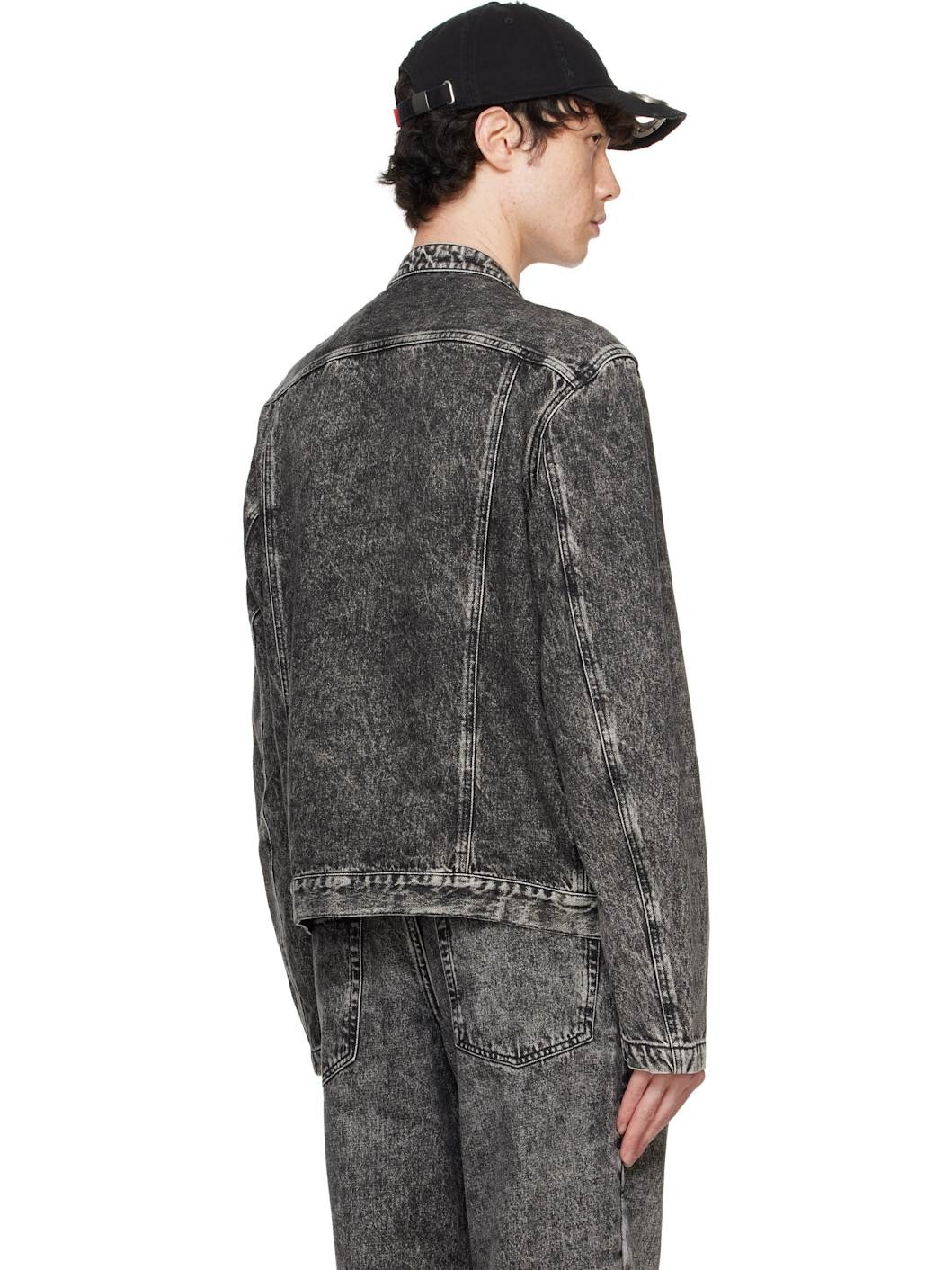 Black D-Glory-S1 Denim Jacket - 3