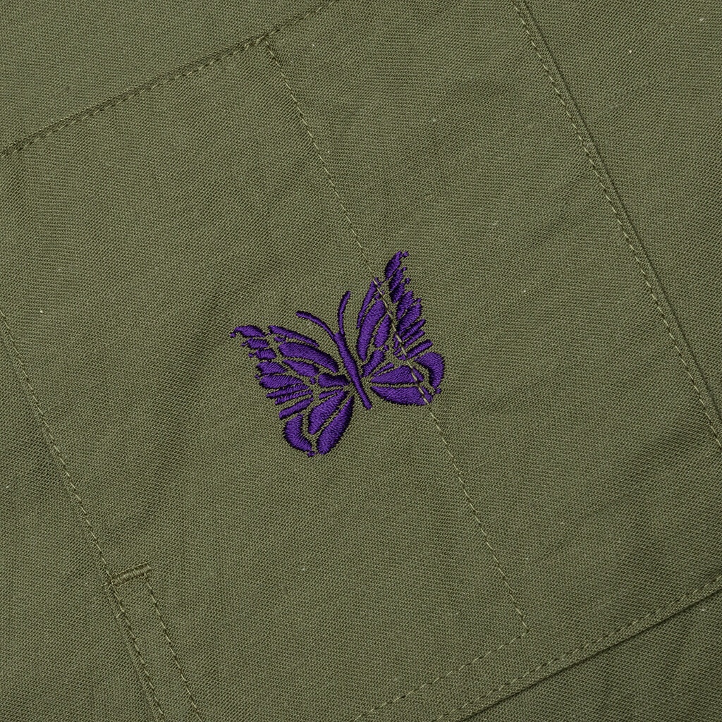 D.N. COVERALL BACK SATEEN - OLIVE - 3