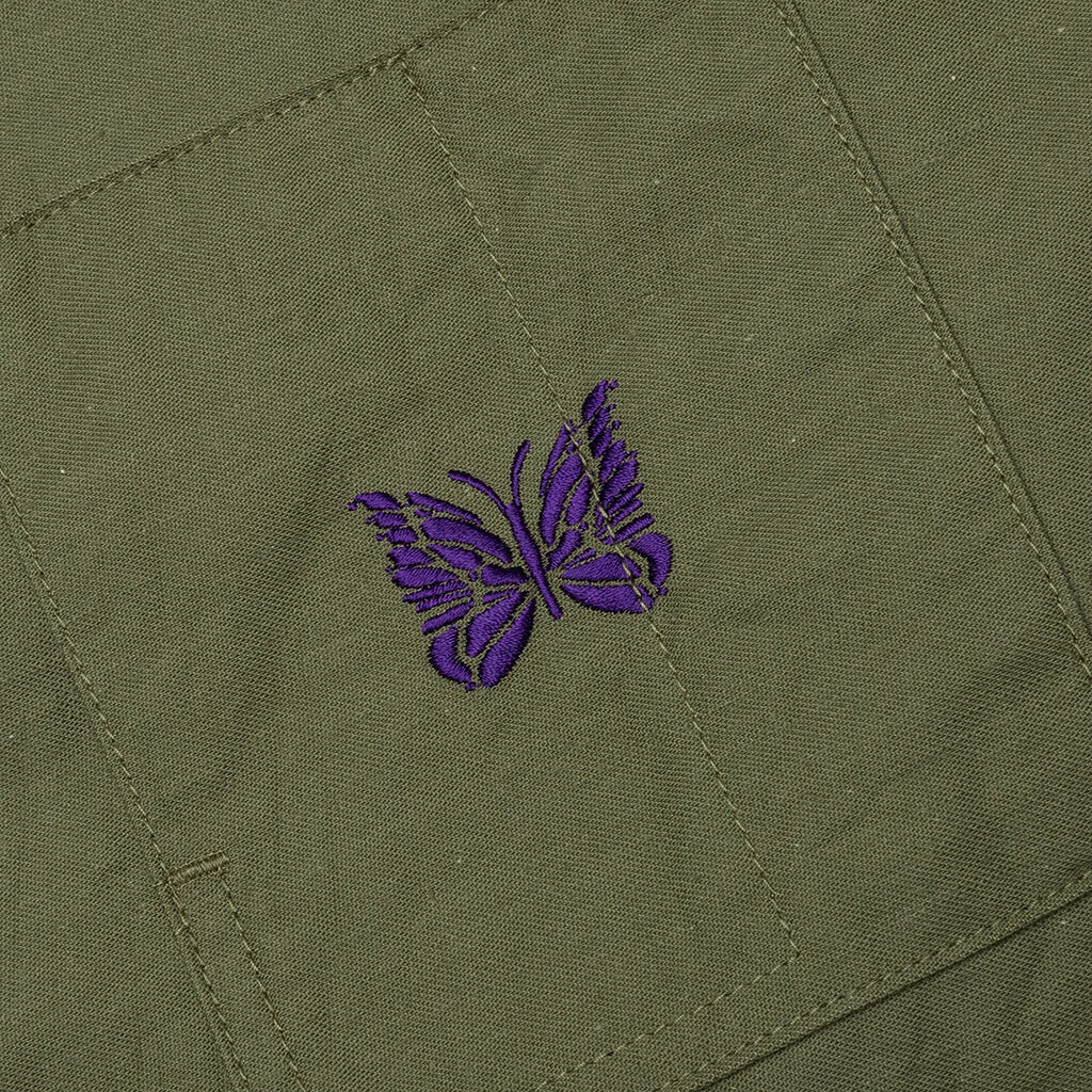 D.N. COVERALL BACK SATEEN - OLIVE - 3