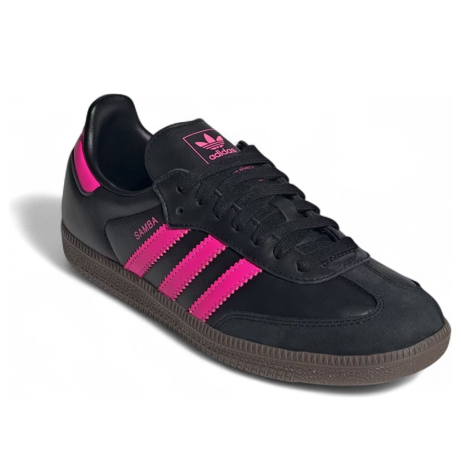 (WMNS) adidas Samba OG 'Black Lucid Pink' JS1386 - 3