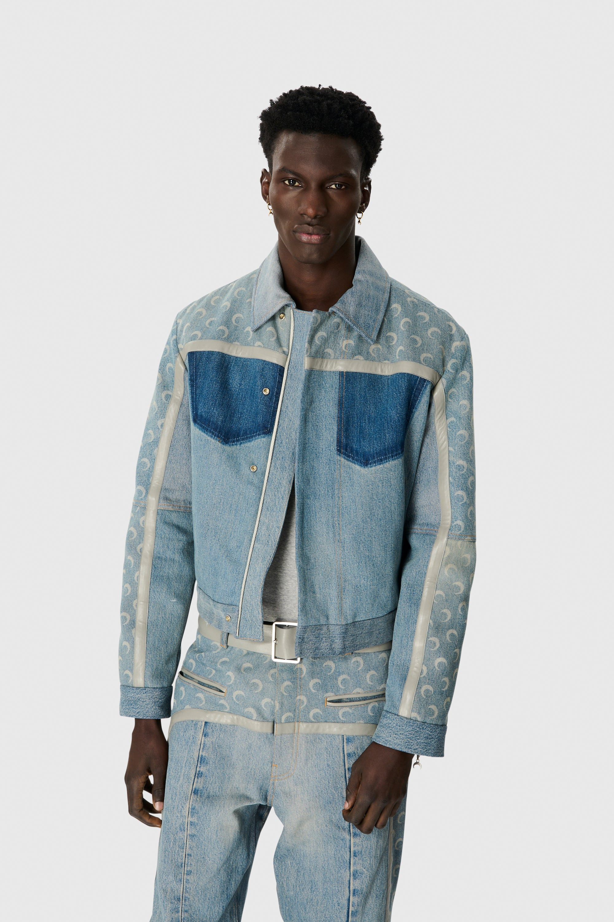 Regenerated Denim Boxy Jacket - 4