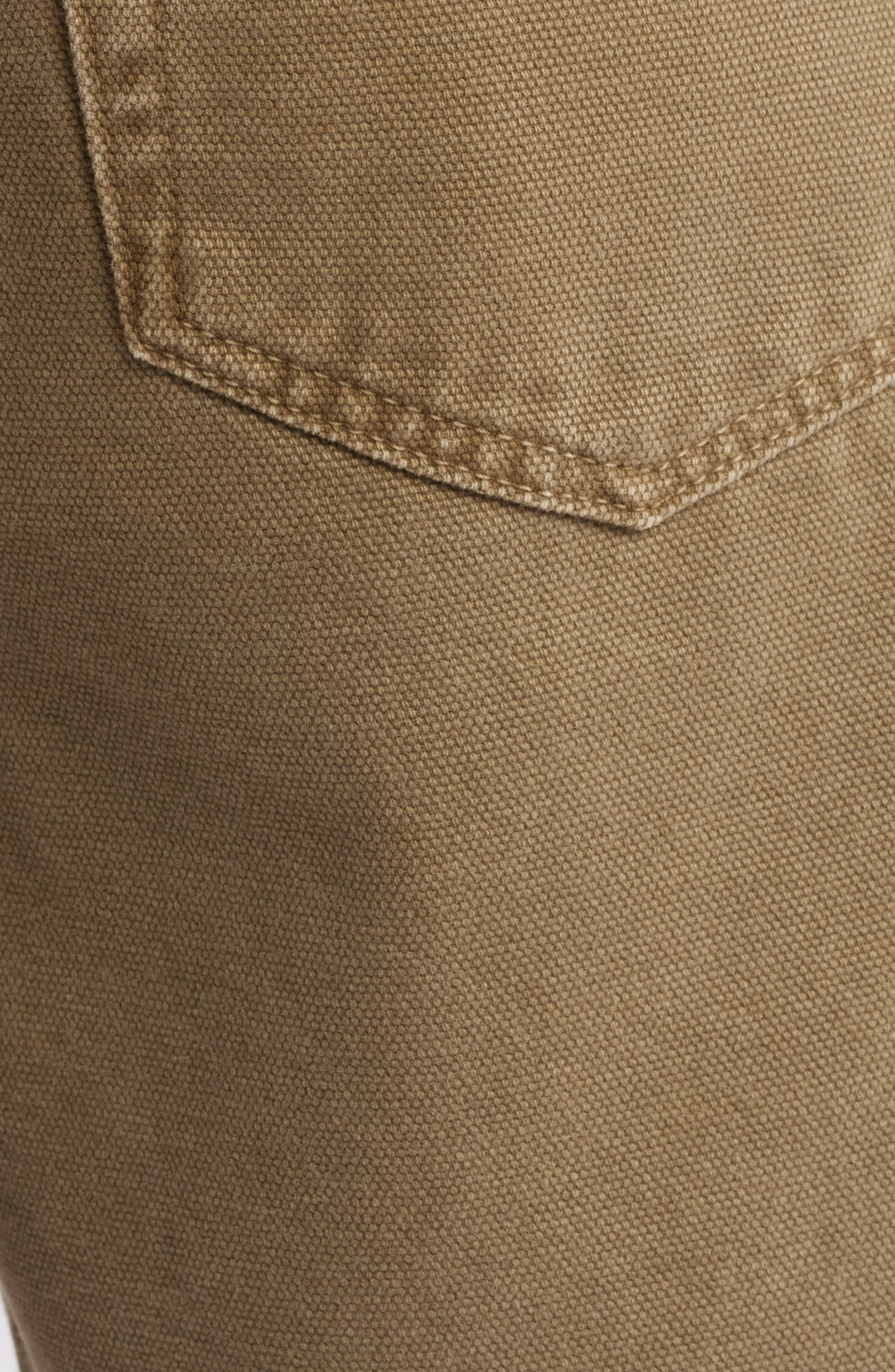 FRAME Raw Hem Relaxed Denim Shorts in Light Brown at Nordstrom - 6