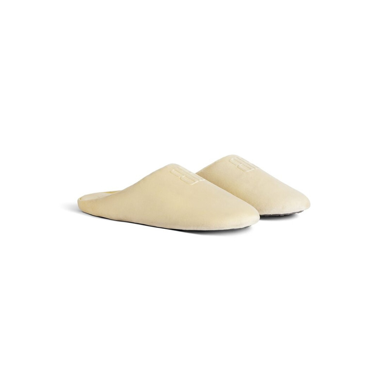 Men's Château Flat Mule in Butter Yellow 2
