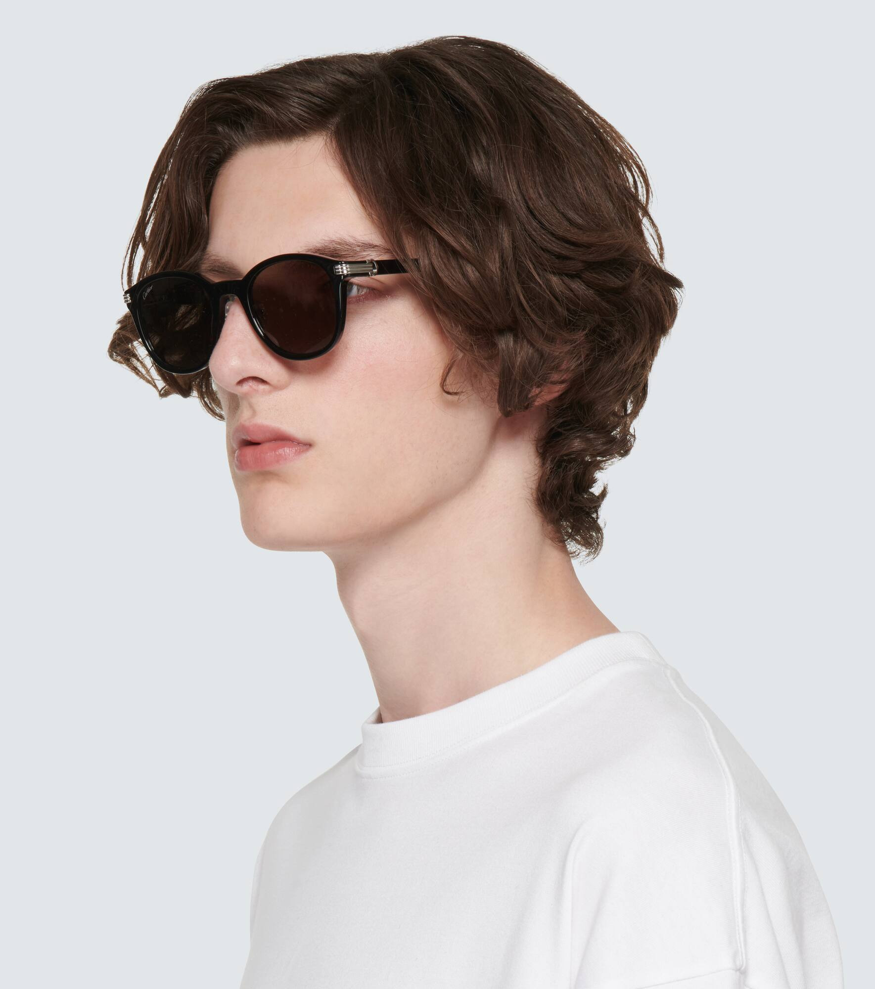 Rounded acetate sunglasses - 2