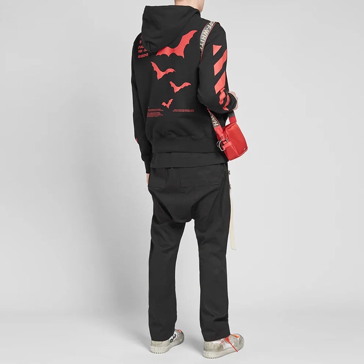 Off-White Printing Pullover Loose Fit Unisex Black OMBB034E19D250071020 - 5