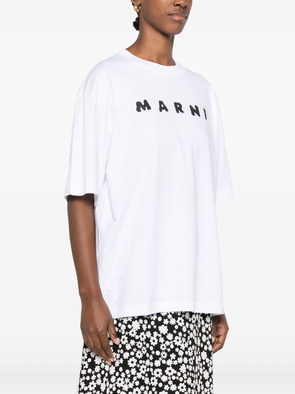 Marni Women T-Shirt With Logo - 3