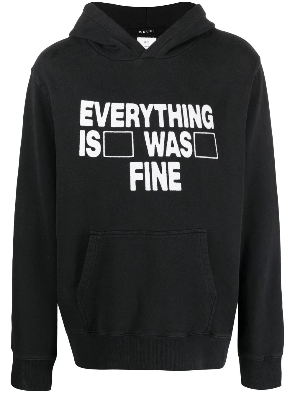 I'm Fine Kash slogan-print hoodie - 1