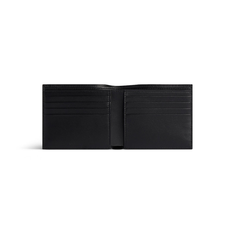 Men's Unity Square Folded Wallet  in Black 3