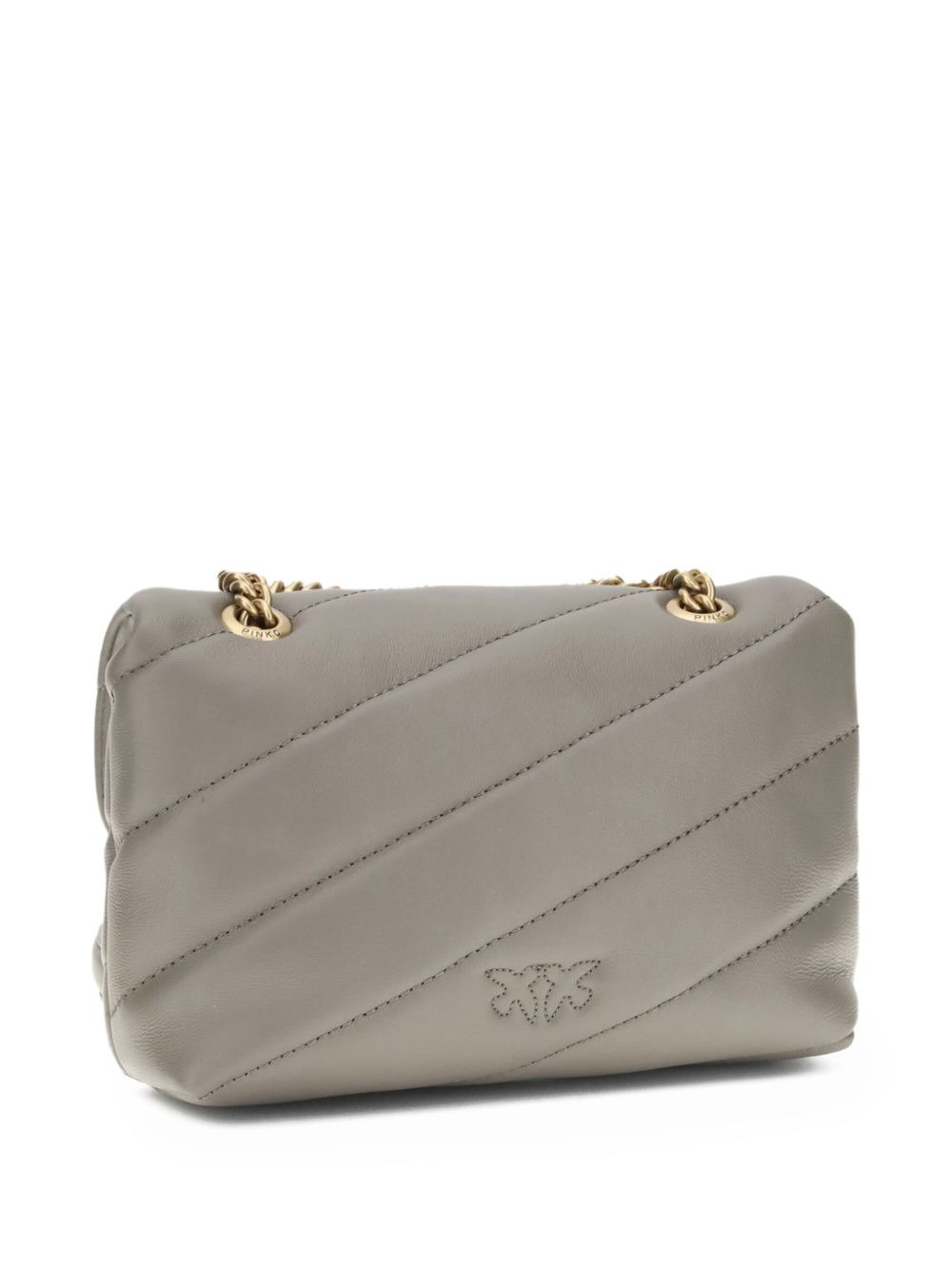 quilted birds shoulder bag - 2