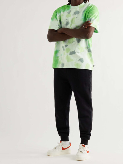 Nike NSW Logo-Print Tie-Dyed Cotton-Jersey T-Shirt outlook