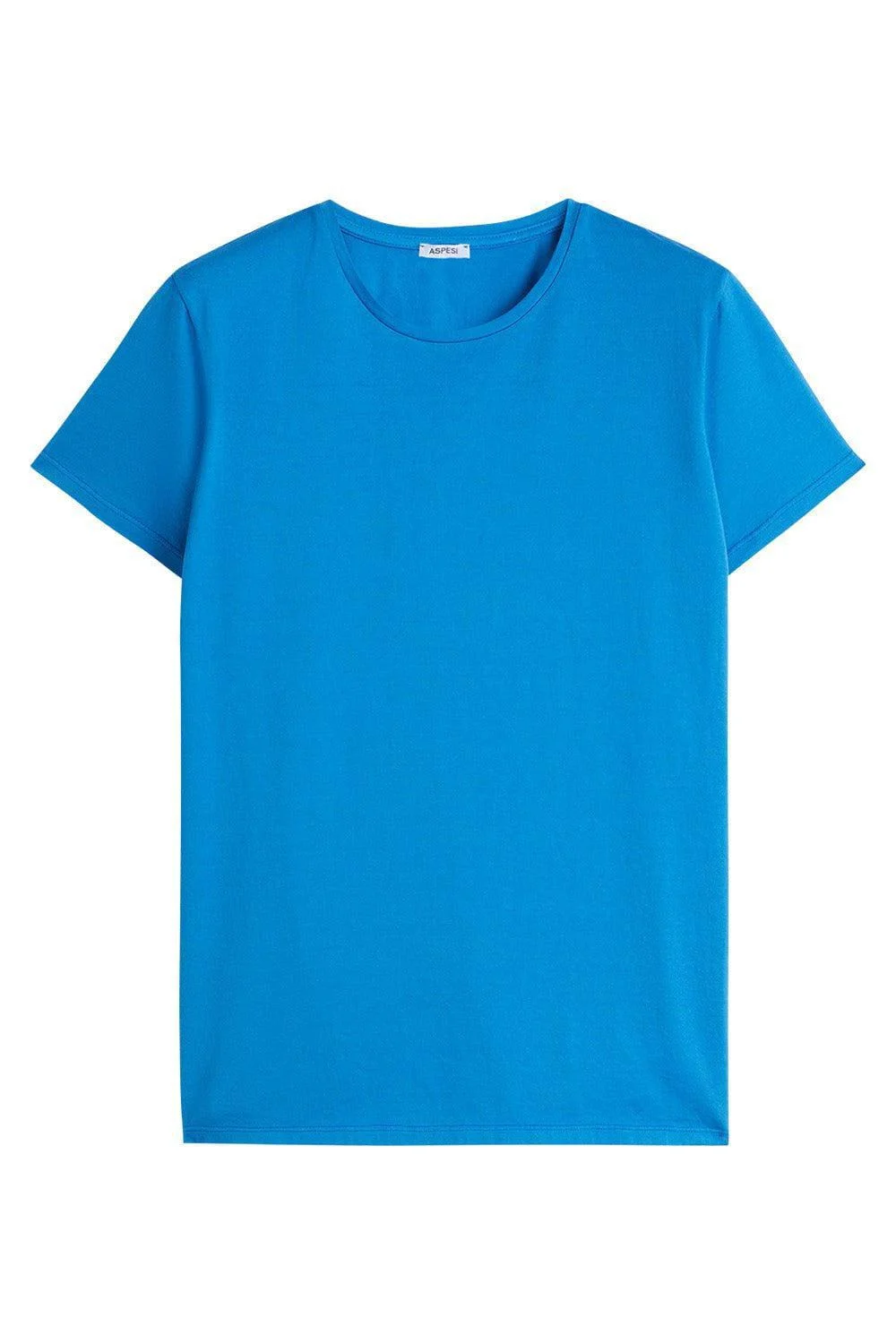 Crew Neck Tee - Sky Blue - 1