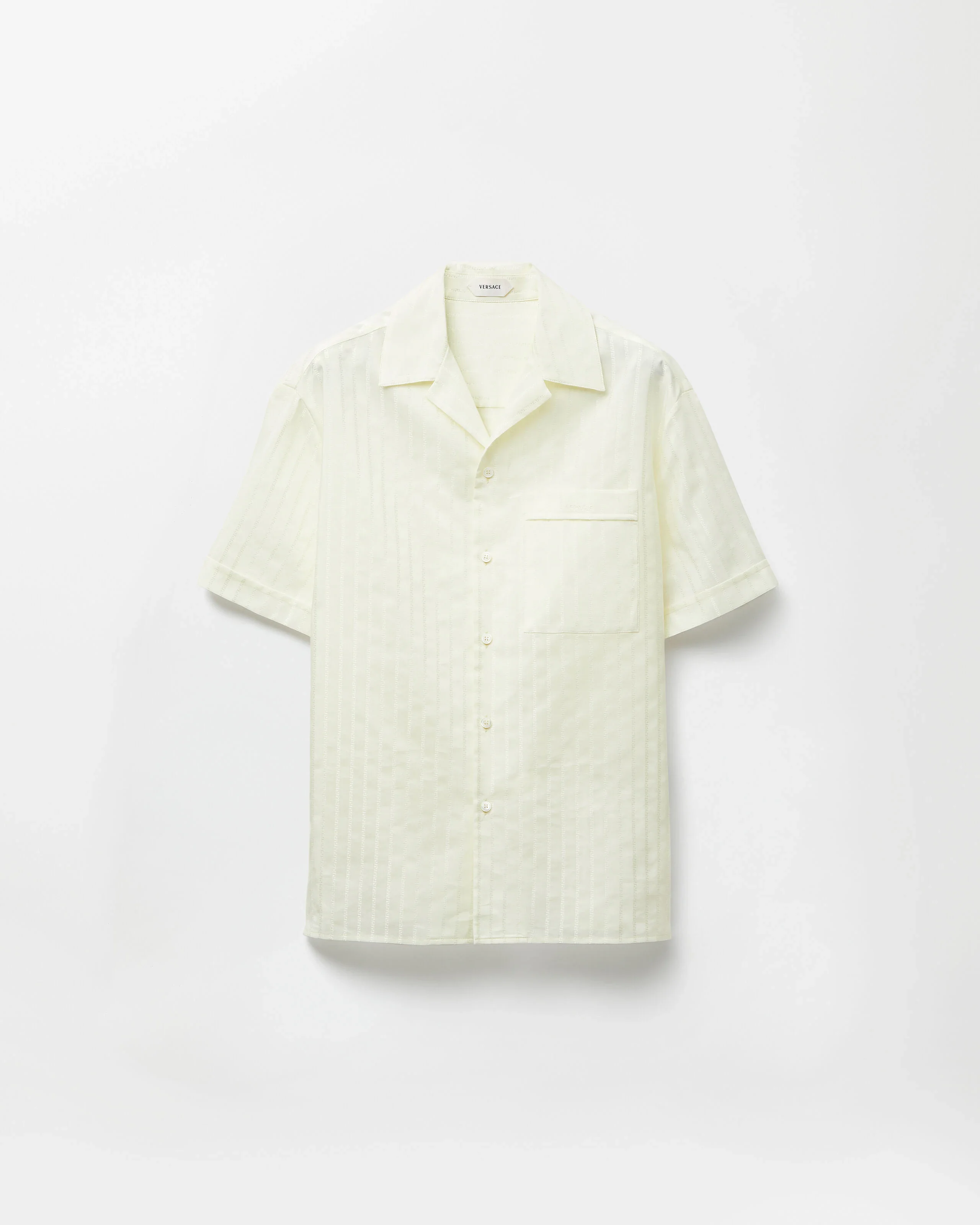 Jacquard Cotton-Silk Regular Shirt - 1