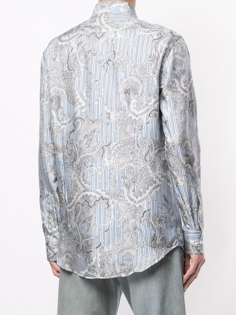 paisley-print silk shirt - 4