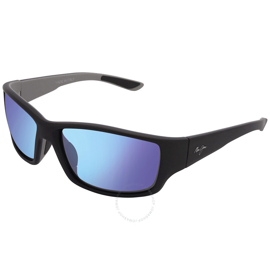 Maui Jim Local Kine Blue Hawaii Rectangular Men's Sunglasses B810-53B 61 - 3