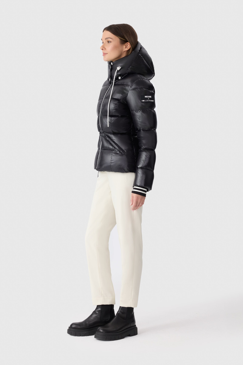 MADALYN-RR Logo Pattern Down Jacket — MACKAGE x Roller Rabbit 4