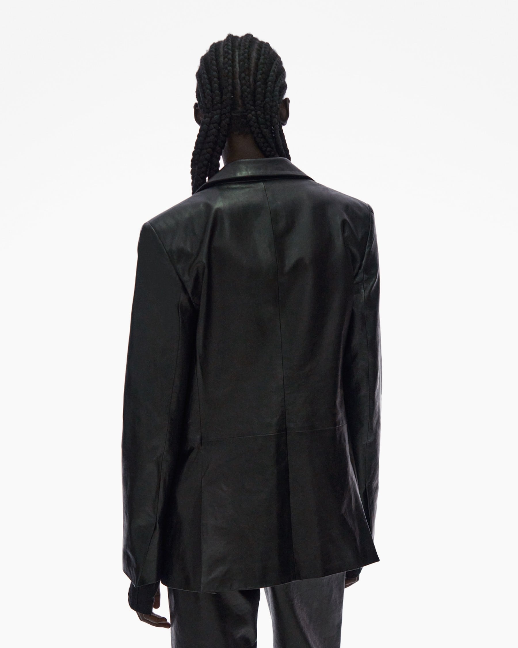 LEATHER BLAZER - 4