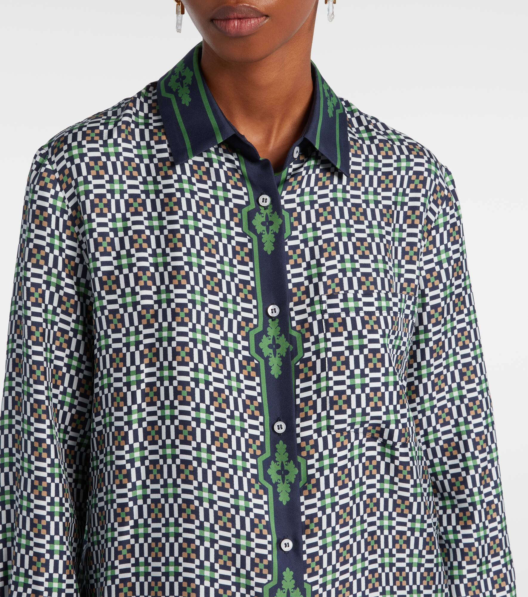 Boy silk twill shirt - 4