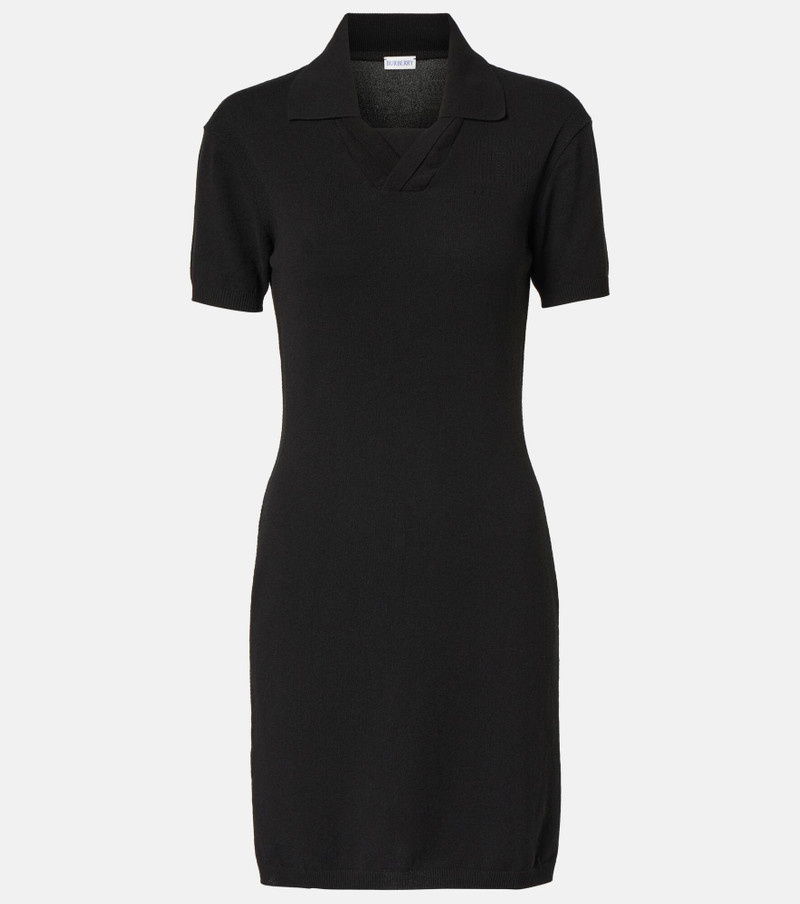 Cotton-blend polo dress - 1