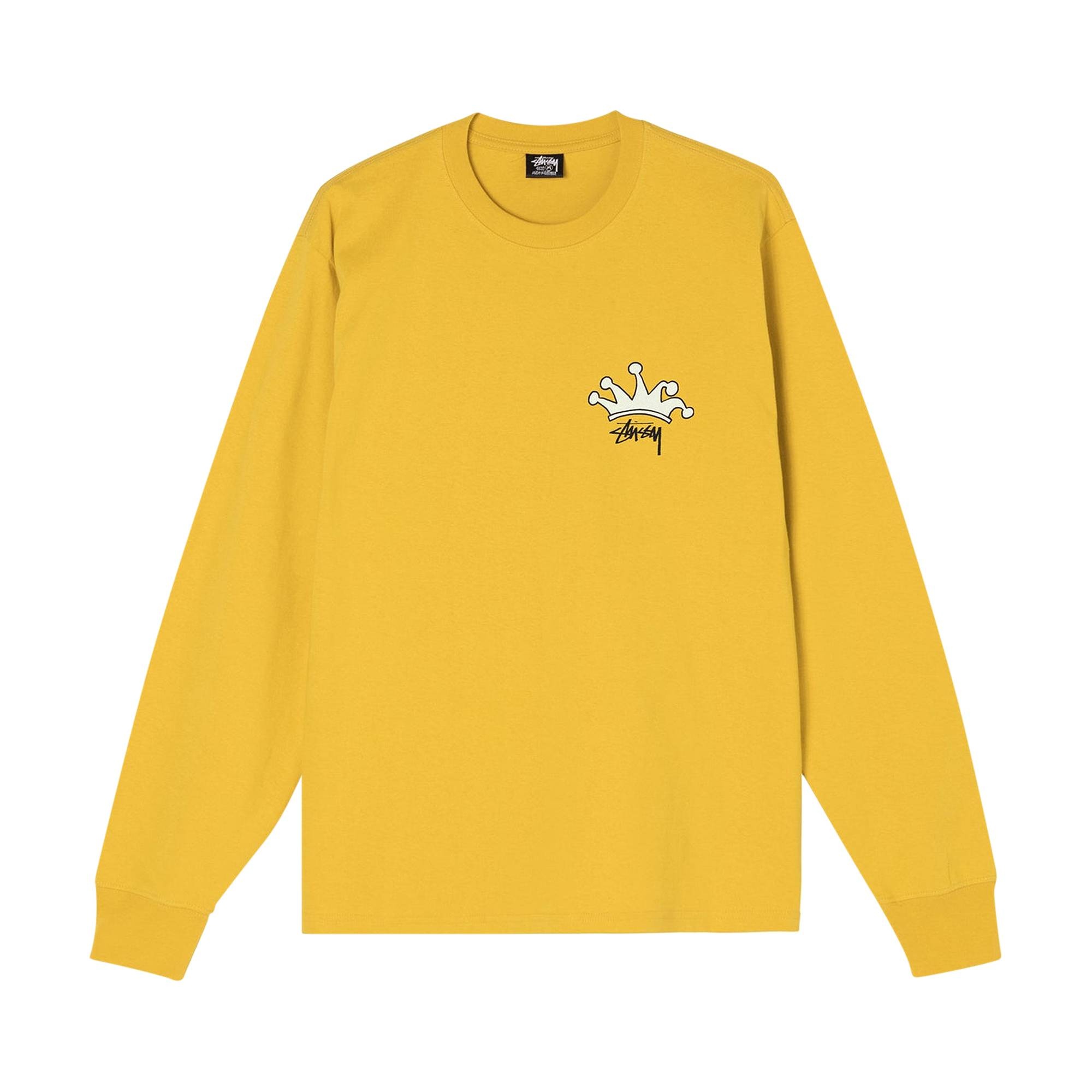 Stussy S Crown Long-Sleeve Tee 'Honey' - 1