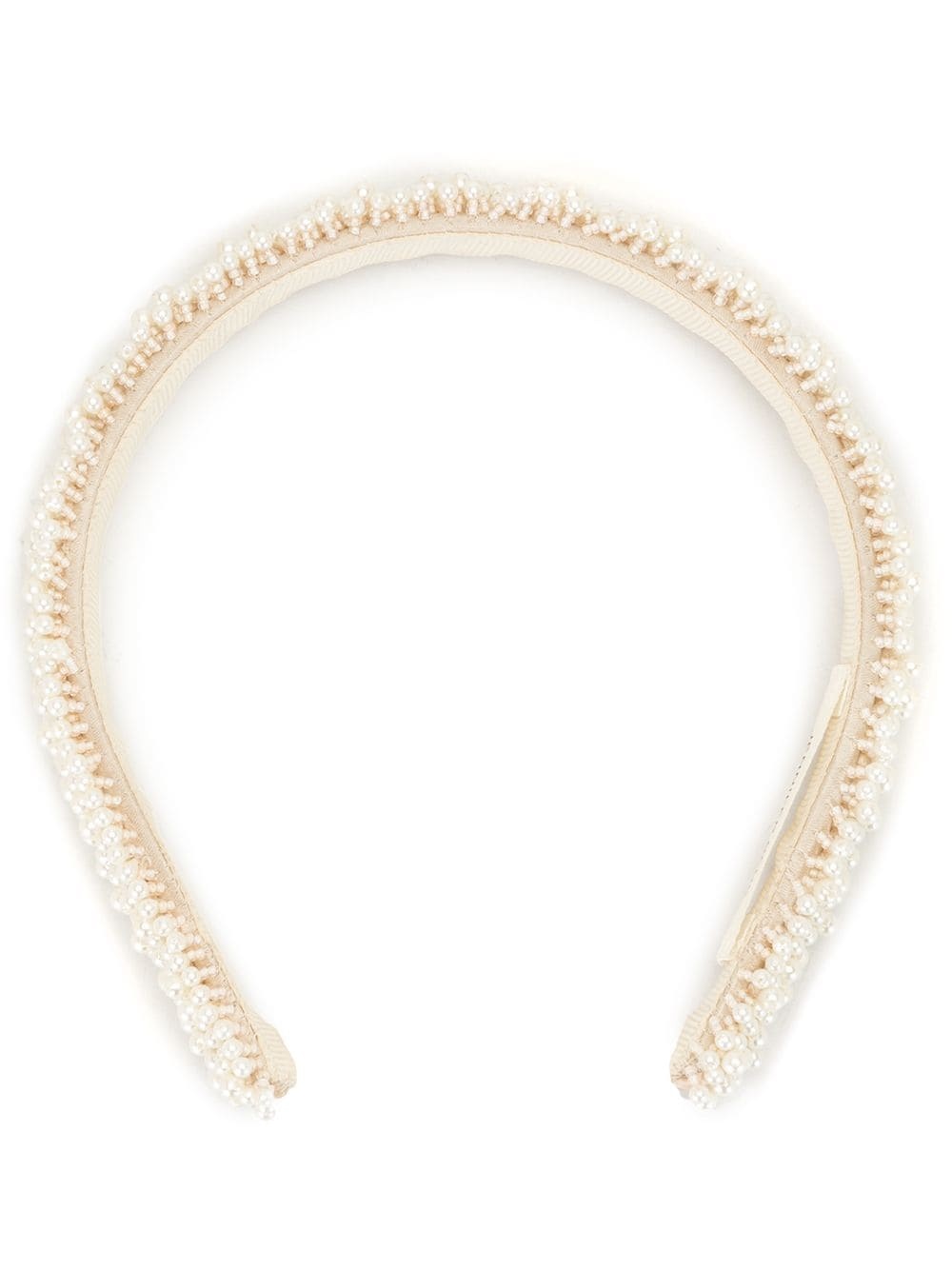 pearl embellished headband - 1