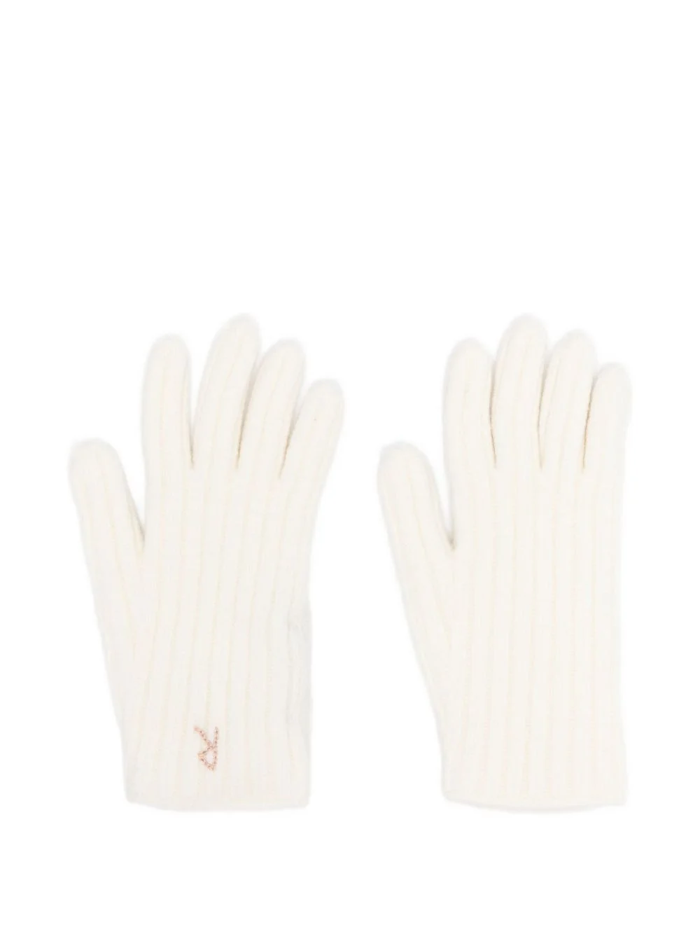 embroidered-logo gloves - 1