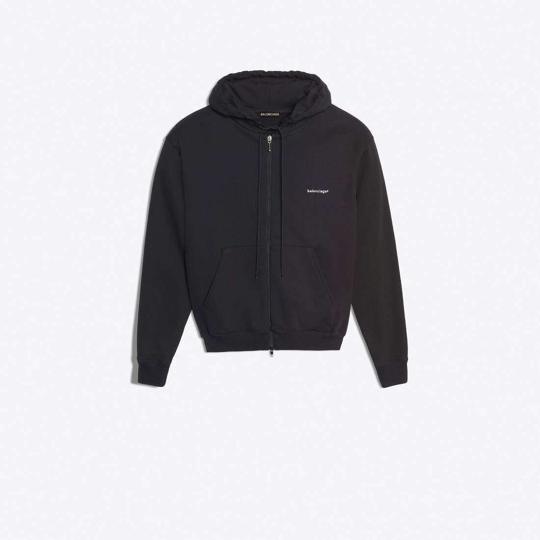 Men's Copyright Zip-up Hoodie  in Black - 1