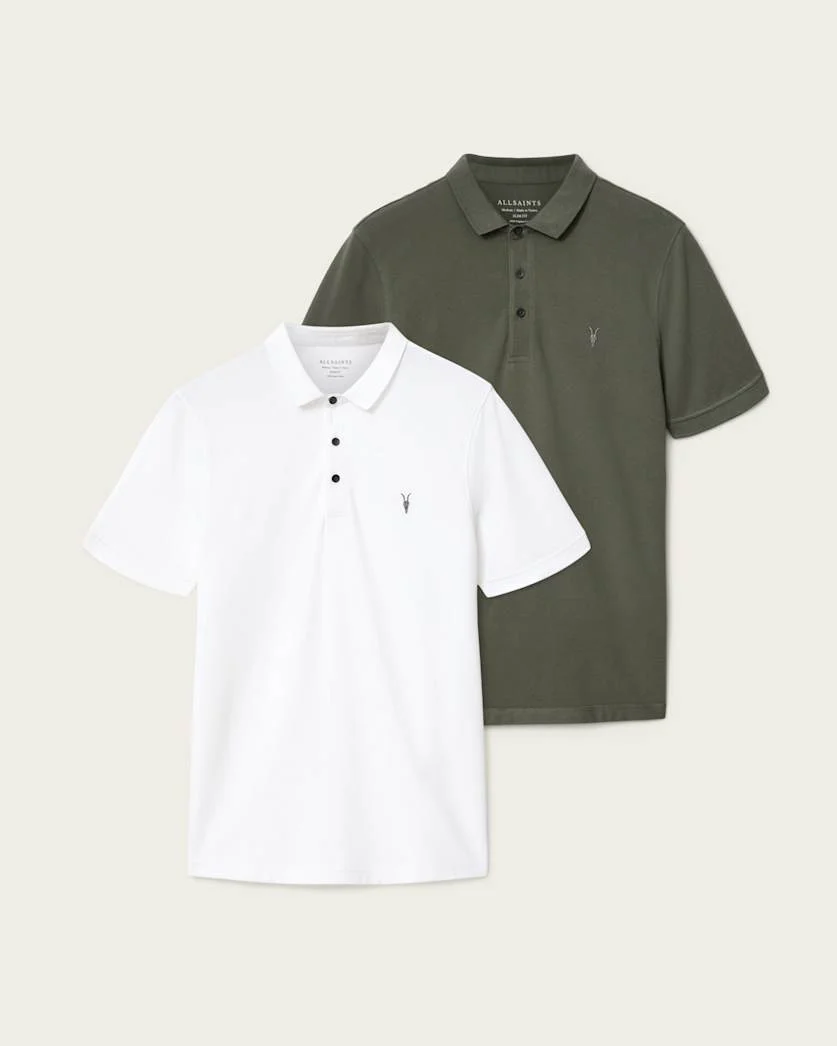REFORM SHORT SLEEVE POLO SHIRTS 2 PACK - 1