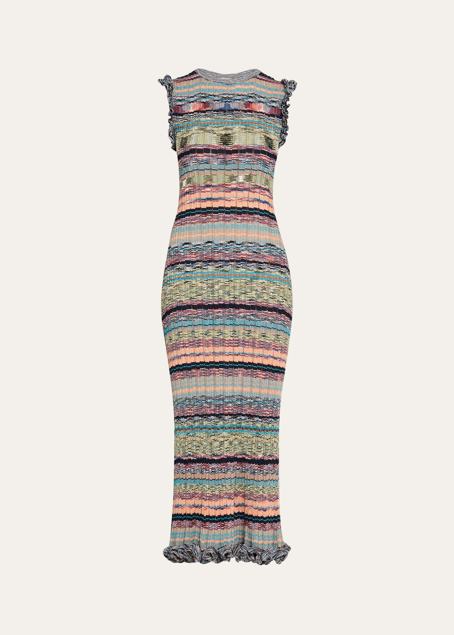 Ajak Sleeveless Knit Midi Dress - 1