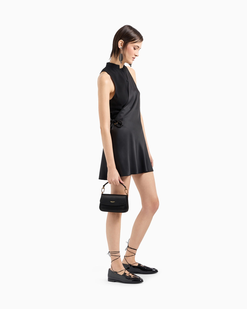 Mini satin la Prima Baguette bag 6