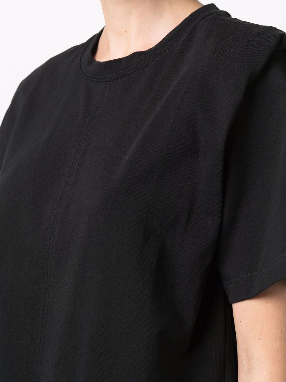 tie-fastening cotton T-shirt - 9