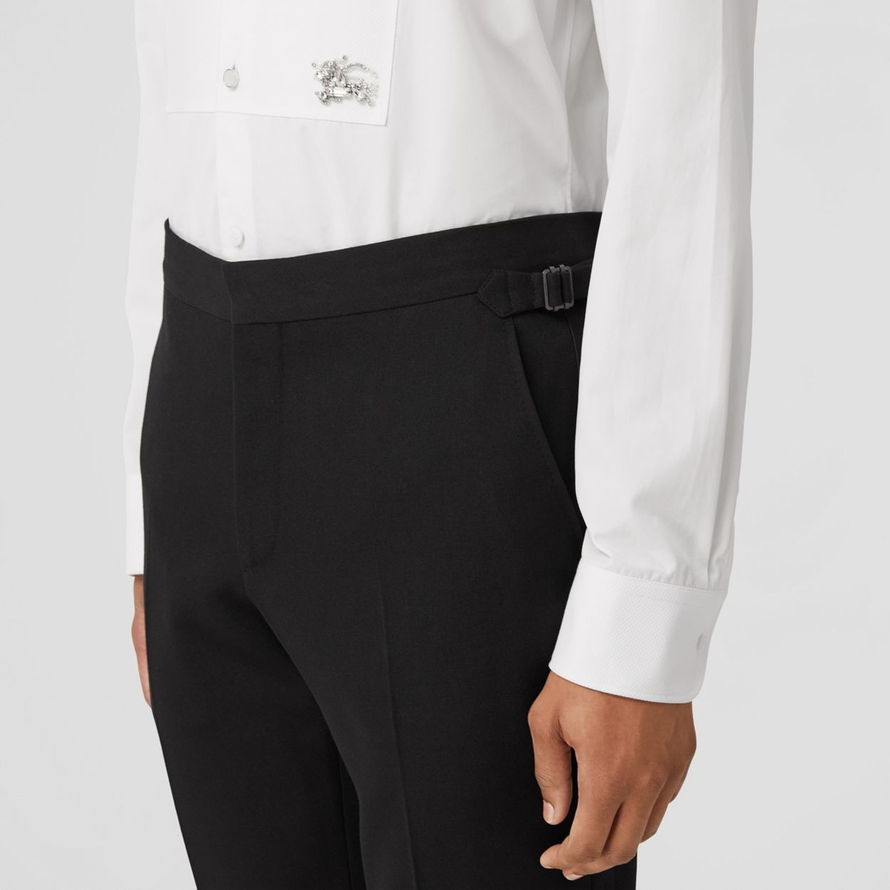 Slim Fit Crystal EKD Cotton Shirt - 5