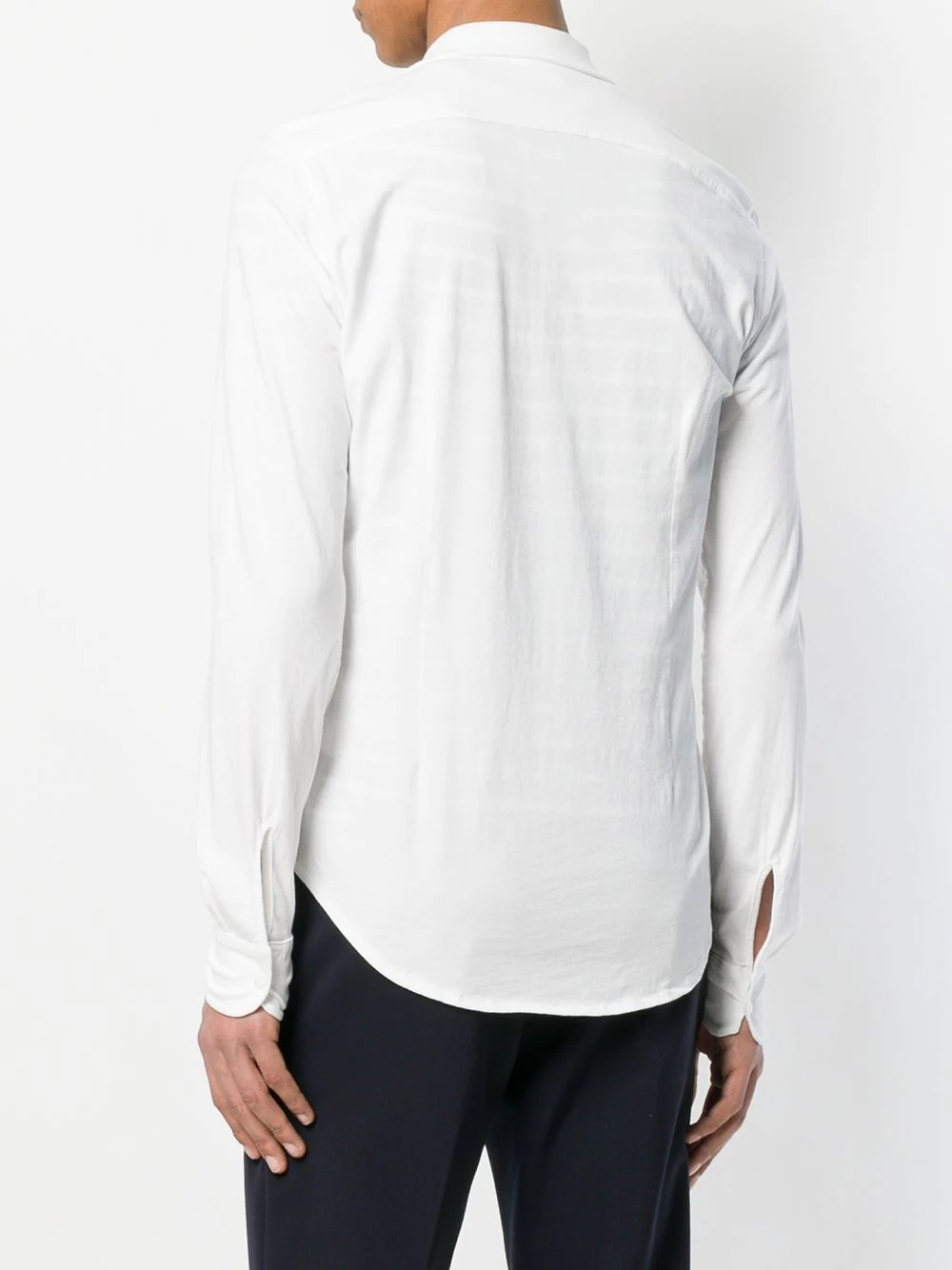 fitted long sleeved shirt - 4