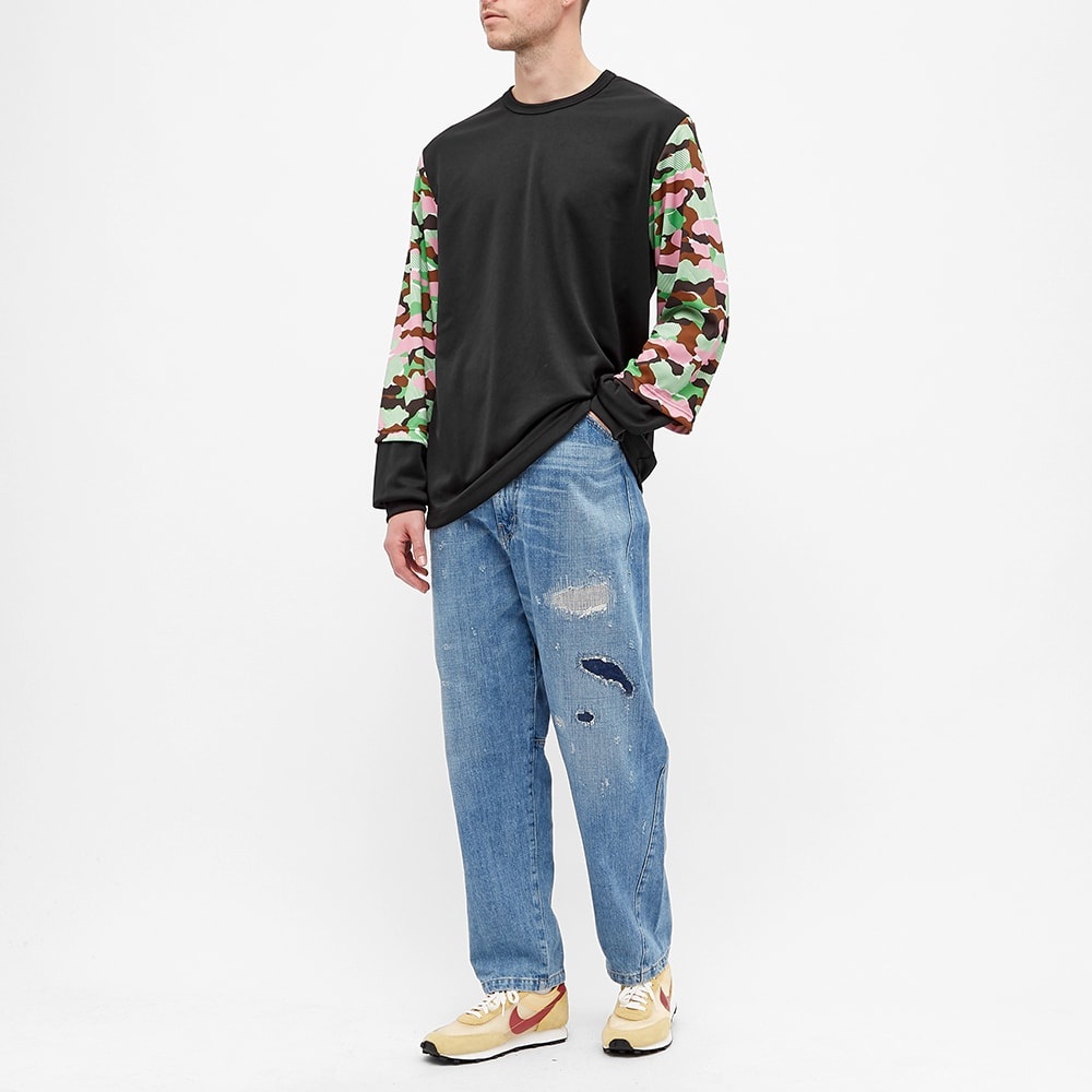 Comme des Garcons Homme Plus Long Sleeve Camo Tee - 5