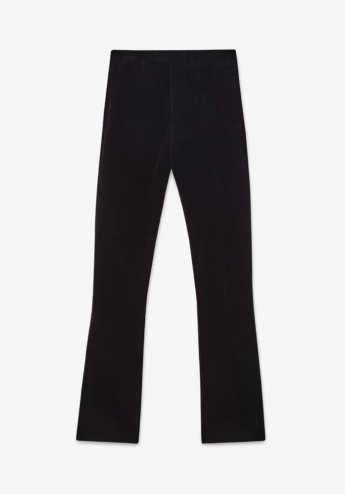 TROUSER 78 BLACK VELVET - 1